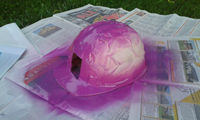 Painting the helmet