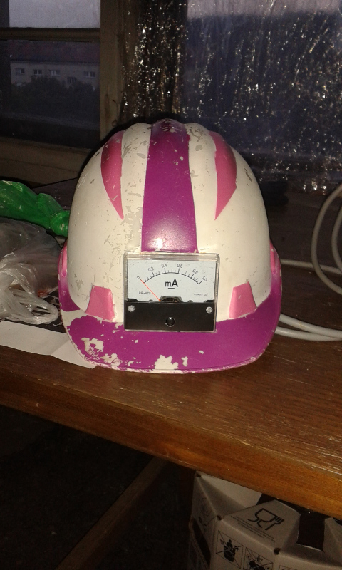 The helmet itself