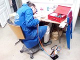 Still welding servos to valves